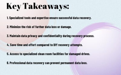 The Hidden Benefits Of Professional Data Recovery Services In Singapore