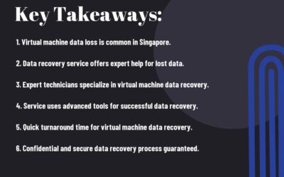 Virtual Machine Data Loss? Data Recovery Service In Singapore Offers Expert Help!