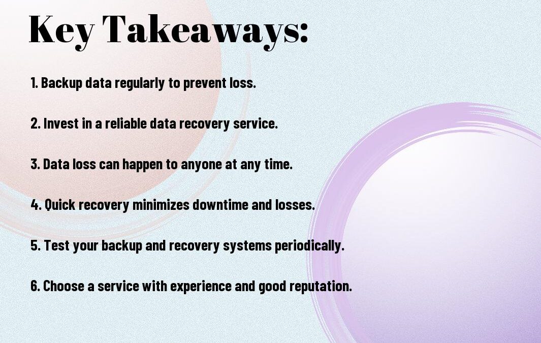 Are You Prepared For Data Loss? The Importance Of A Reliable Recovery Service