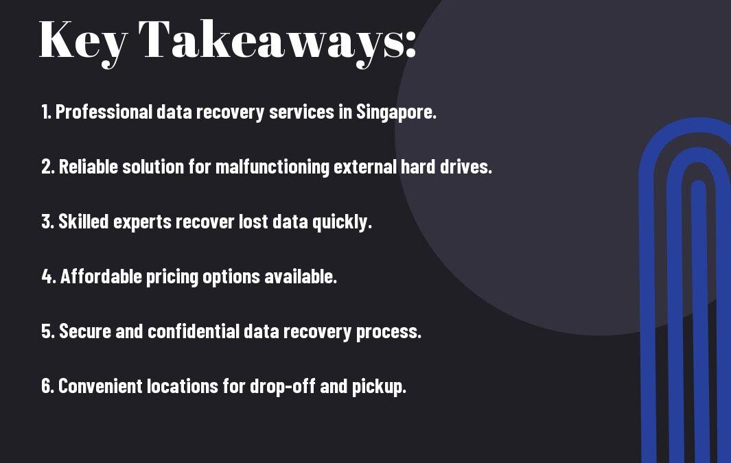 External Hard Drive Malfunctioning? Data Recovery Service In Singapore Has Your Back!