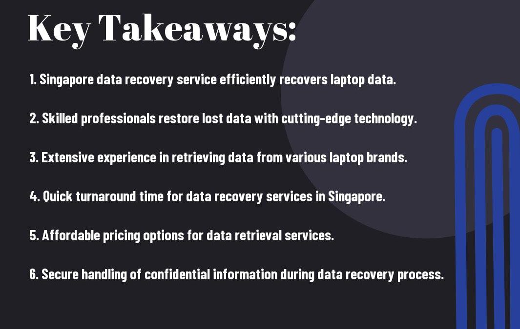 Laptop Data Loss Disaster? Data Recovery Service In Singapore Offers Solutions!