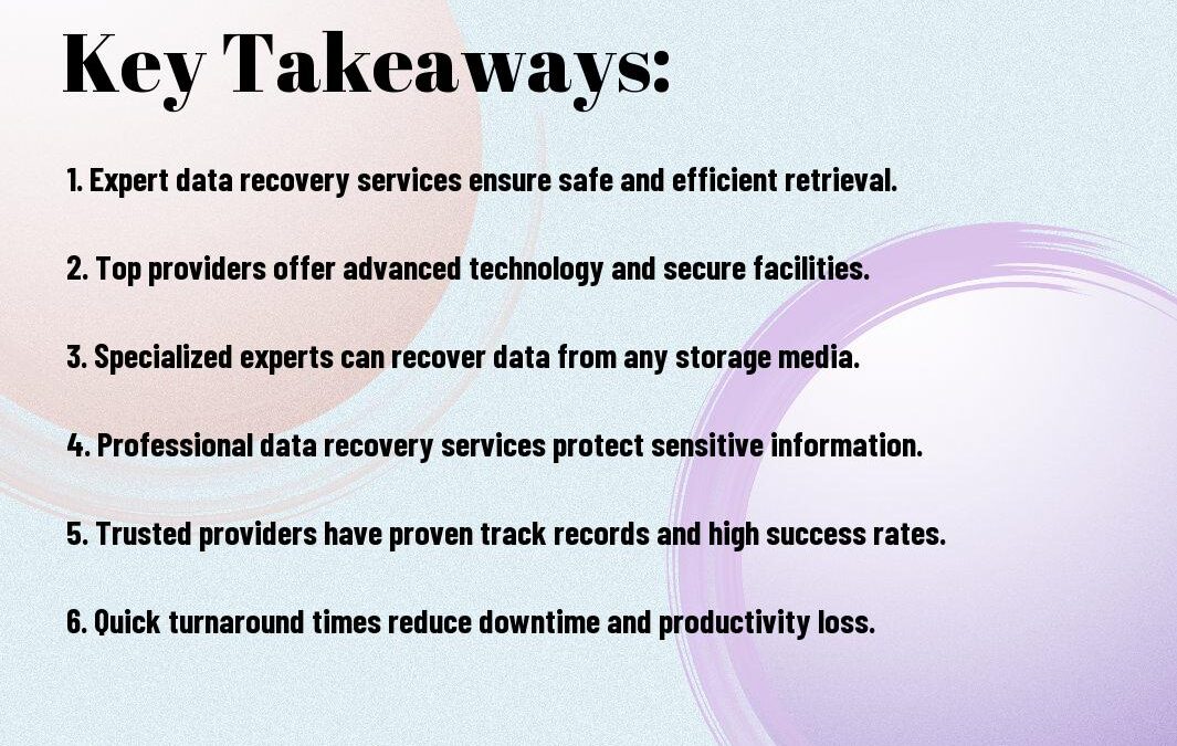 Seeking Expert Data Recovery Assistance? Explore The Top Providers