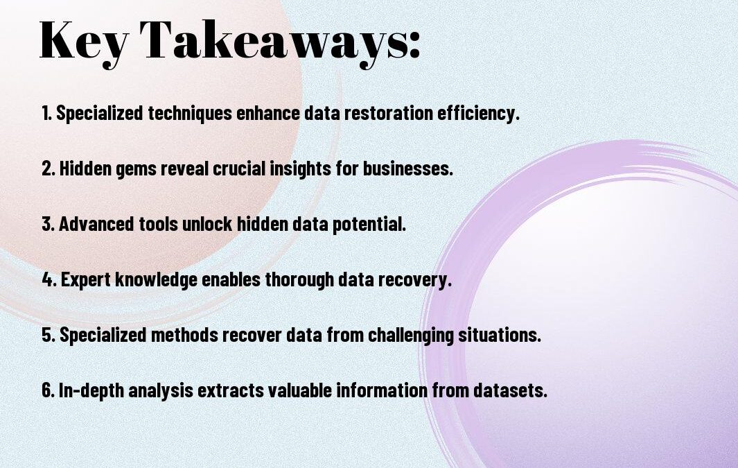 Wondering About The Hidden Gems In Data Restoration? Unveiling Specialized Techniques